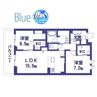 パークビュー湘南辻堂【3階】の間取り