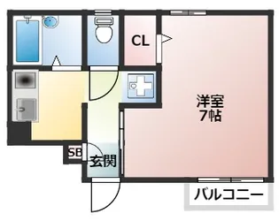 エランドール【1階】の間取り