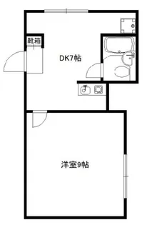 ビラ高輪【2階】の間取り