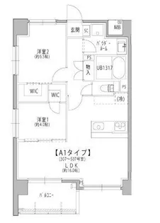 サンパティー千葉【2階】の間取り