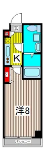 アルファコート西川口7【7階】の間取り