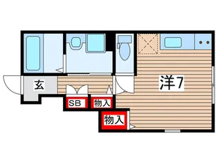 モンフレールM 弐番館【1階】の間取り