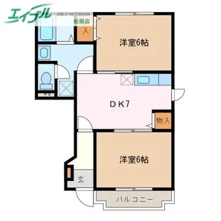 ノーブル C棟【1階】の間取り