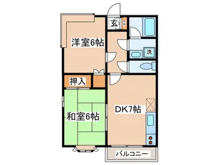 ハイツミキ【2階】の間取り