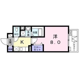 メゾン・タレイア【4階】の間取り