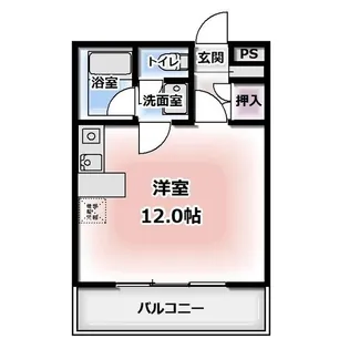 ルミエール馬渕【4階】の間取り