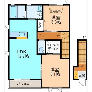 SH・ドルフII【2階】の間取り