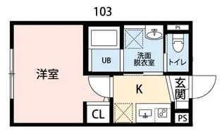 Crecia津田沼【1階】の間取り