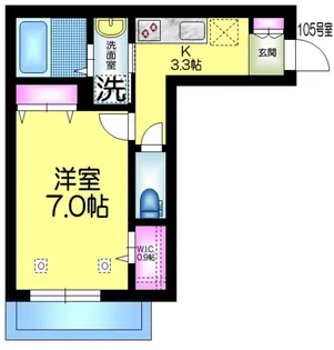 DOビル不動ヶ岡ヘーベルメゾン【1階】の間取り