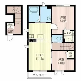 Espoir I【2階】の間取り