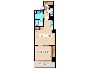 メゾンラグジュア【6階】の間取り