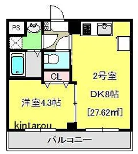 シトラスユノス京葉蘇我【1階】の間取り