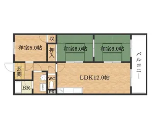 レトワールSII【5階】の間取り