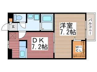 comfort稲荷【1階】の間取り