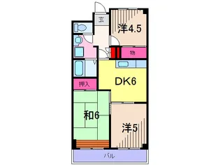 泉コープ【5階】の間取り