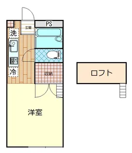 リリアムエイト【1階】の間取り