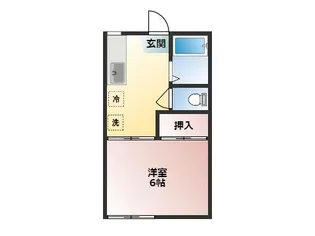 アシュール・レイ【2階】の間取り