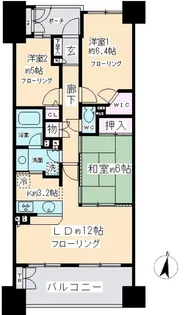 ガーデンセシア参番館【11階】の間取り