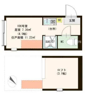FAMISIAPIA【1階】の間取り