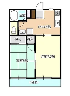 ヴィラコート西岡I【2階】の間取り
