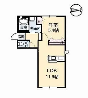アマービレ 3RD棟【1階】の間取り