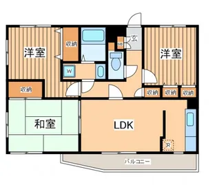 ヴェリタス相模大野【3階】の間取り