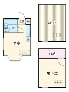 プラザUSA菊名【1階】の間取り