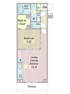 Casa raccolto【3階】の間取り