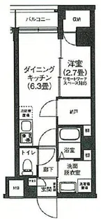 アイルプレミアム押上ノルド【1階】の間取り