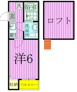 グランルージュN馬橋【1階】の間取り