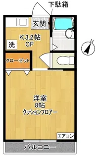 プロスパー向ヶ丘【1階】の間取り