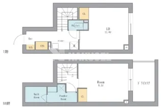 LEGALAND駒沢大学ANNEX【1階】の間取り