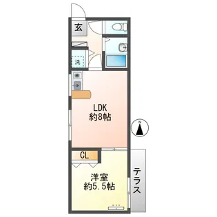 クレストヒルズ久が原駅前【1階】の間取り