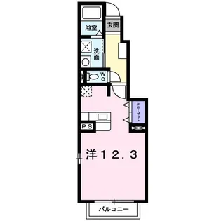 ソレアードII【1階】の間取り