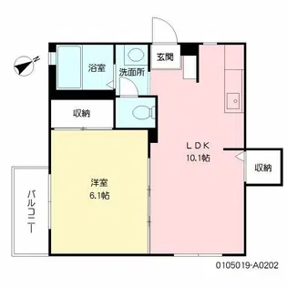 シャーメゾンF【2階】の間取り