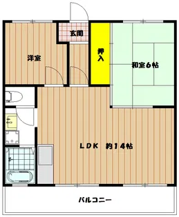 旭マンション【3階】の間取り