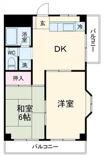 荒井ビル【3階】の間取り