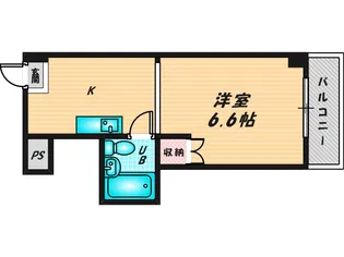 レジデンスやまびこ【7階】の間取り