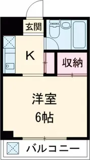 東陽レンタカービル【4階】の間取り