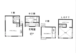神奈川県横浜市神奈川区入江1【アパート】の間取り