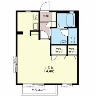 ノーヴァ【1階】の間取り