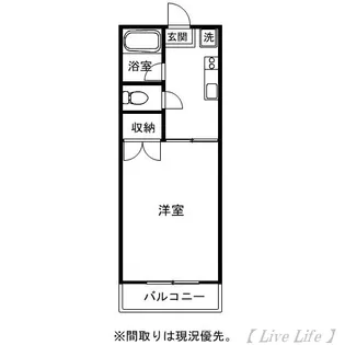 サンモアハイム【1階】の間取り