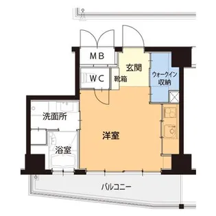 福岡県福岡市中央区港2【マンション】の間取り