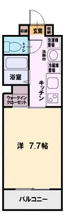 クラージュ湘南【2階】の間取り