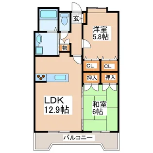 EVER一番館【1階】の間取り