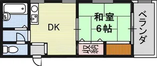 いこいマンション【3階】の間取り