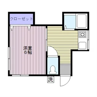 秀栄荘【1階】の間取り