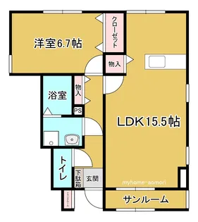 プリマヴェーラI【1階】の間取り