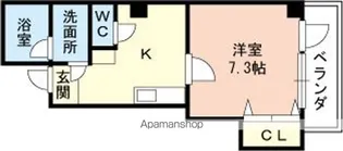 モン・シェリ・ハナノ【3階】の間取り