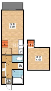 メゾン・ポムルージュ【1階】の間取り